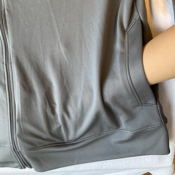 C9 Champion Men Jacket Size XL Gray Activewear Logo Zipper Long Sleeve Full Zip - Picture 7 of 9